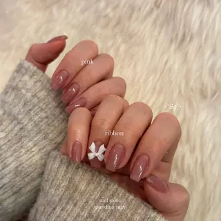 ネイル sparkling mint【スパークリングミント】所属・natsuki 🎀💎モデル様募集のネイルデザイン