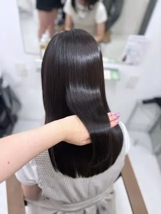 ロング 藤田 心菜のヘアスタイル