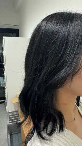 セミロング カラー ARISA/ガーリー /艶髪カラー♡のヘアスタイル