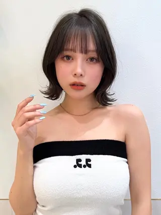 ミディアム 新宿/髪質改善/ボブ 韓国レイヤー大重聖斗のヘアスタイル