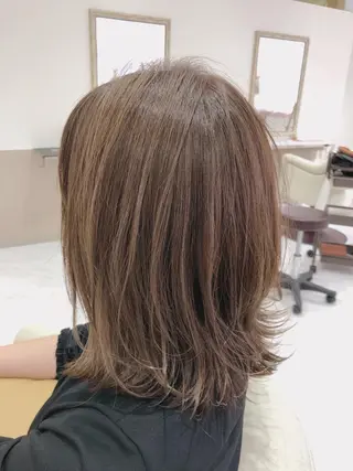 ミディアム カラー 似合わせかわいい カット【店長】珱翔のヘアスタイル