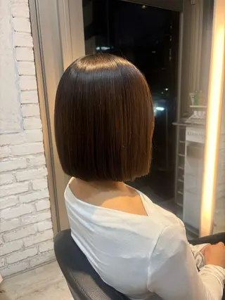 ミディアム miyu/ボブ/ 透明感カラー/栄のヘアスタイル