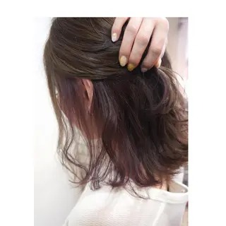 セミロング 山本 茉希のヘアスタイル