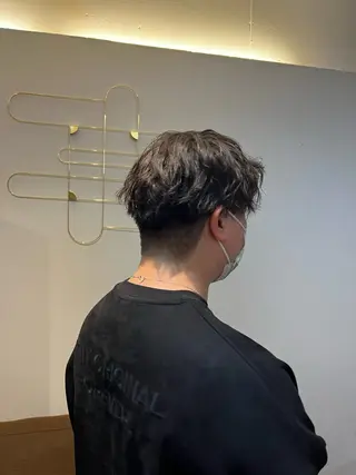 ショート パーマ メンズ 臺 佳連のヘアスタイル