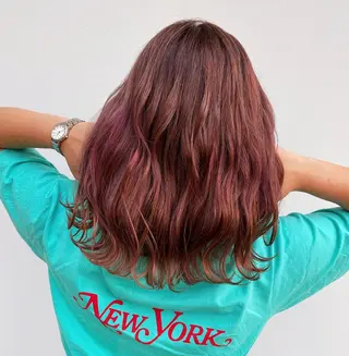 セミロング カラー JILL ユキのヘアスタイル