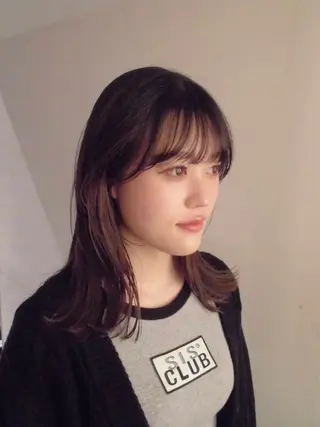 ミディアム カラー ヘアアレンジ marino マリノのヘアスタイル