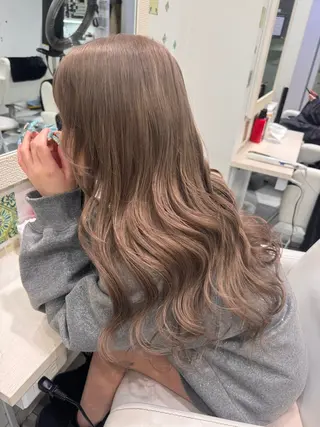 ロング カラー Lapis 池袋店所属・MASHIRO 🩵Lapis池袋店のヘアスタイル