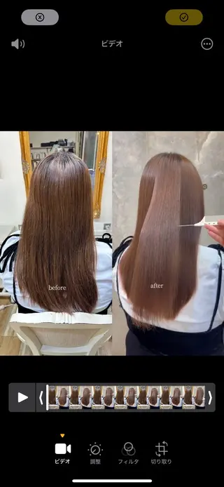 ロング 柴田 すず花のヘアスタイル