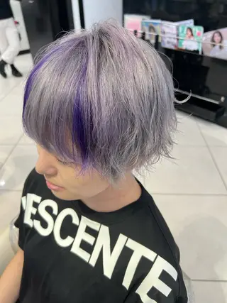 ショート カラー 【ハイトーンカラー 🌈】小野隼広のヘアスタイル