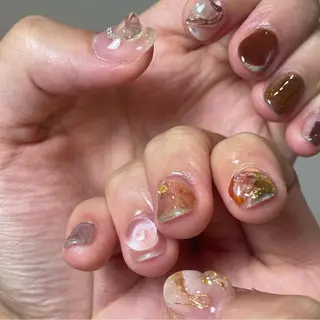 ネイル GO TODAY SHAiRE SALON  岡山店所属・SUE; タケウチのネイルデザイン