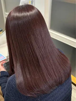 セミロング カラー 絶対かわいい保証💖 ひいなのヘアスタイル