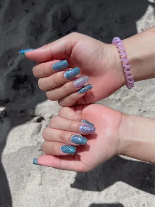 ネイル 🫧Sunrich lu🤍のネイルデザイン