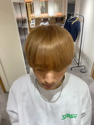 カラー メンズ メンズブリーチカラー /パーマ ごーた立川のヘアスタイル