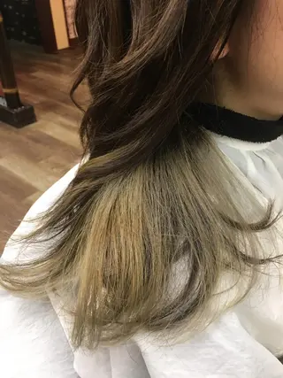 セミロング ロング カラー 4-rest garden （フォーレストガーデン）所属・金井 直樹のヘアスタイル