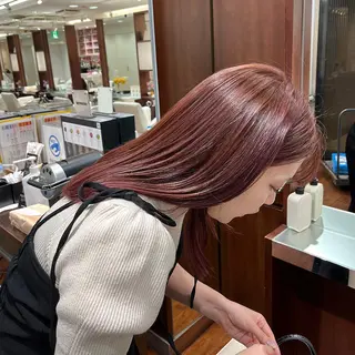 カラー 🪞透けヘア髪質改善 艶ベージュ/nagiのヘアスタイル