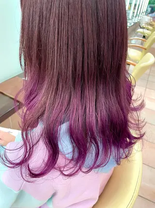 セミロング カラー 艶カラー🌙縮毛矯正 /ボブ【Reina】のヘアスタイル