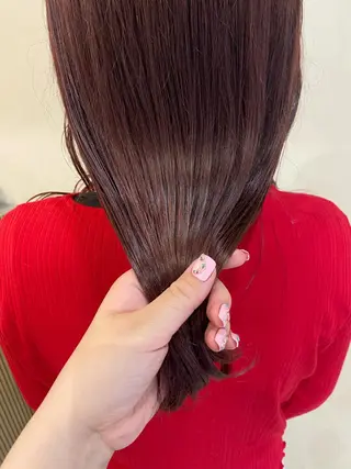 セミロング カラー ヘアアレンジ ボブ/透明感カラー 🧸YUI❤️のヘアスタイル