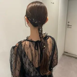 ヘアアレンジ 銀座/レイヤーカット 🤍内野すみれのヘアスタイル