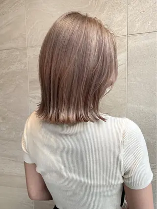 ミディアム カラー レイヤー,ボブ / 彩未のヘアスタイル