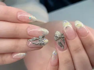 ネイル ココナッツネイル つきえ❄️🫧のネイルデザイン