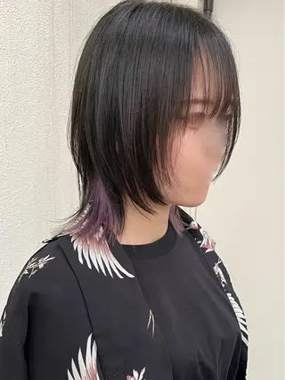 ミディアム カラー イシカワ リュウセイのヘアスタイル