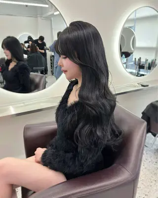 セミロング カラー パーマ ヘアアレンジ 🌸グレージュ/ ベージュ🌸yutaのヘアスタイル