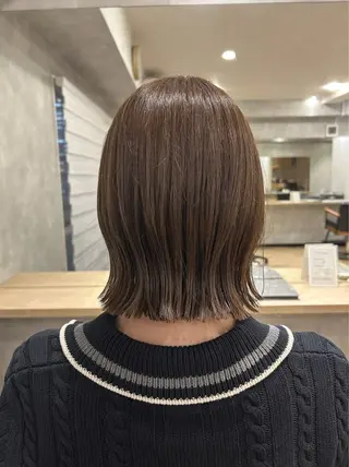 ミディアム カラー 🎀Maho🎀ボブ 特化スタイリスト✂️のヘアスタイル