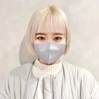 ショート カラー 🤍髪質改善➕透明感 カラー🤍川上葵のヘアスタイル