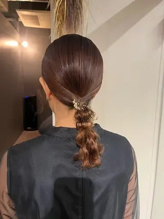 ヘアアレンジ 🌼花屋併設🌼 木下奈々望のヘアスタイル