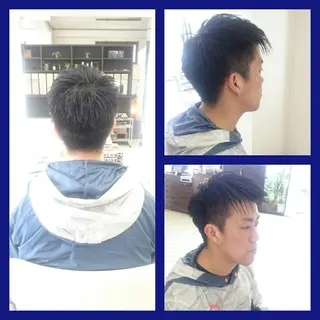ショート メンズ キンジョウ エナミのヘアスタイル