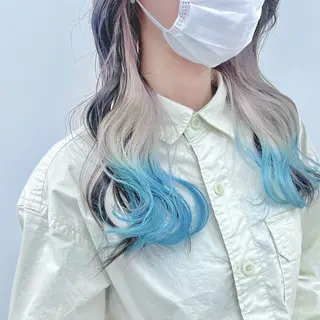 ロング カラー 韓国スタイル🇰🇷 トレンドレイヤー🪡のヘアスタイル