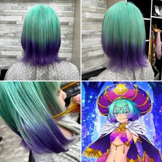 ショート カラー "PEPPU "所属・派手髪、ハイトーン ショートヘアShinのヘアスタイル