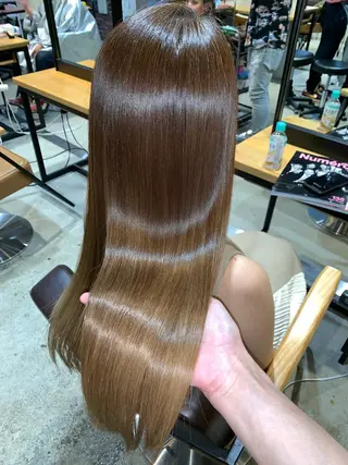 ロング 縮毛矯正/髪質改善 井上智秀のヘアスタイル