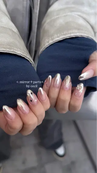 ネイル GRANDE大須 Cecil💜のネイルデザイン