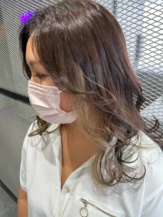 セミロング カラー 平畑 直将のヘアスタイル