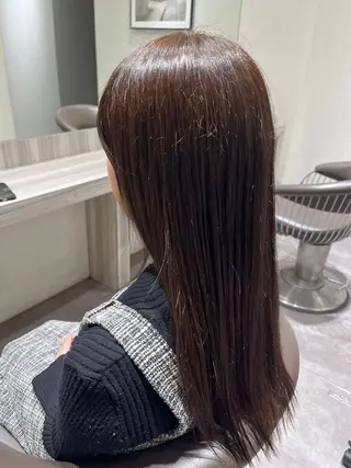 セミロング カラー 牧野 隼大のヘアスタイル