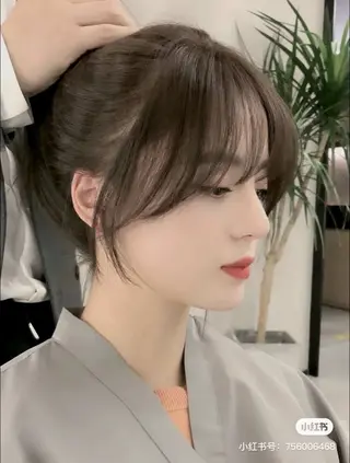 ルスリー大和所属・井上 彩加のヘアスタイル