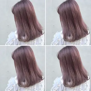 ミディアム カラー 【美髪矯正】【スト カール】小野村翔太のヘアスタイル