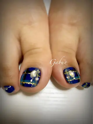 ショート LOTUS ネイルサロンのネイルデザイン