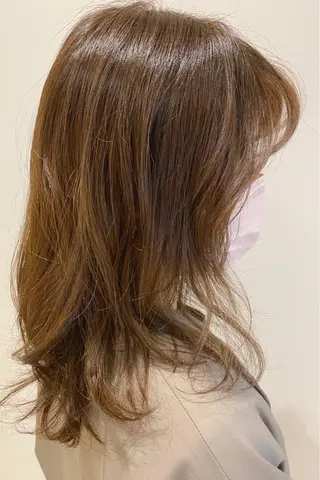 ミディアム カラー 🌹艶髪カラー🌹 津田晴加【西荻窪】のヘアスタイル