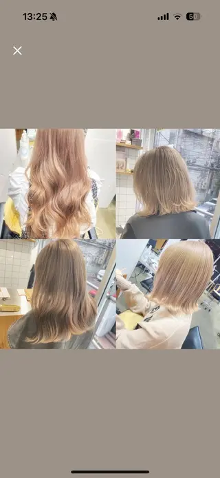 セミロング カラー SALOWIN新宿三丁目【サロウィン】所属・レイヤー🔶髪質改善 🔶透明感カラー青木のヘアスタイル