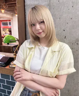 ミディアム カラー 🧡カラー特化 /透明感🧡カイトのヘアスタイル