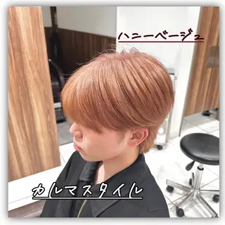 カラー メンズ ラフィス池袋所属・✨本格的韓国スタイル 特化✨ﾊﾙｶ✨️のヘアスタイル