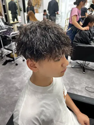 パーマ メンズ 笹江 瑞穂のヘアスタイル
