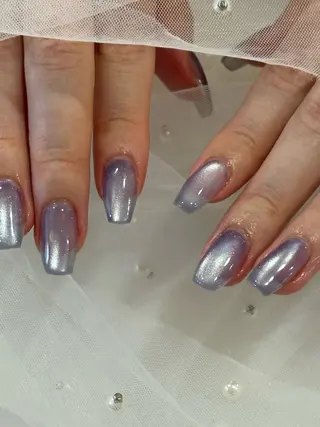 ミディアム NAIL SALON FLOR所属・キラキラネイル/ 韓国ネイルMAKIのネイルデザイン