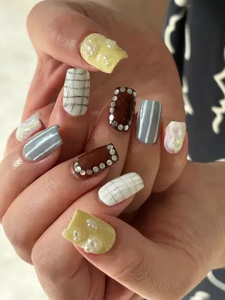 ネイル rinanail所属・rina🎀 10月予約受付中🌷のネイルデザイン