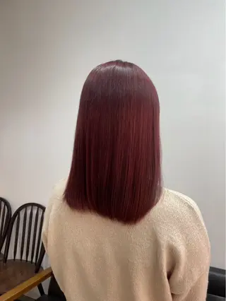 セミロング カラー 🌵小俣 来🌵のヘアスタイル