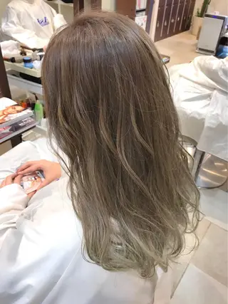 セミロング カラー 美髪矯正/髪質改善 /ヨナミネのヘアスタイル