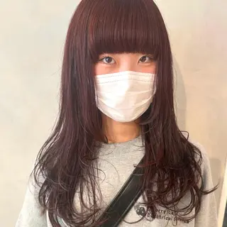 ロング カラー デザインカラー/パー マ🦖外岡咲希🦖のヘアスタイル