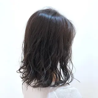 ミディアム カラー 🌈ぷる艶カラー🌈 髪質改善👑柳沼尚貴のヘアスタイル